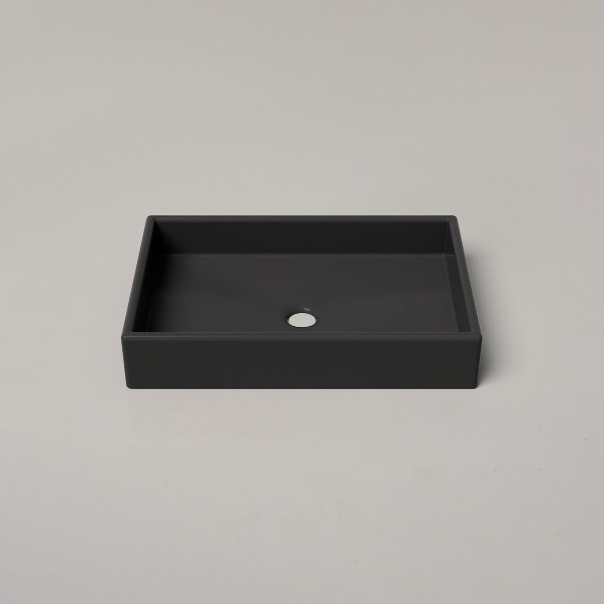 Nood Co Box Concrete Basin in Charcoal | Nood Co