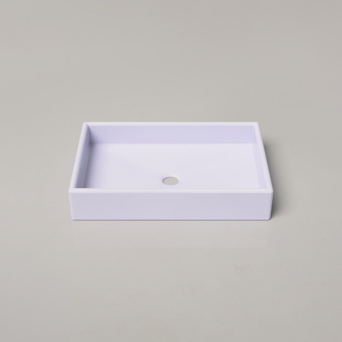 Nood Co Box Concrete Basin in Lilac | Nood Co