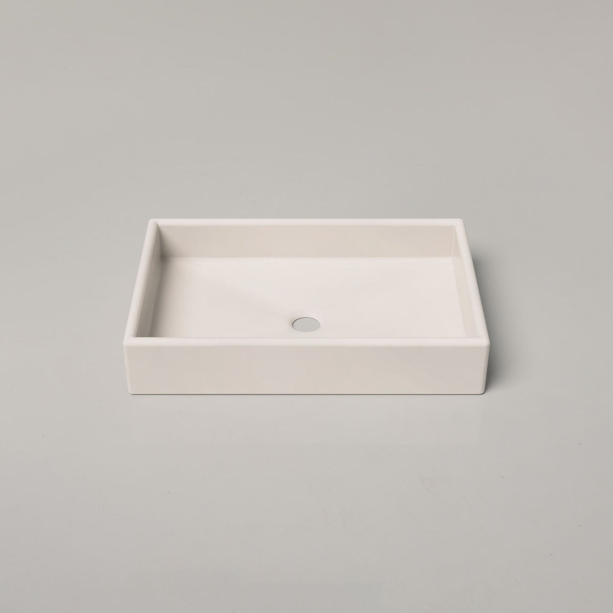 Nood Co Box Concrete Basin in Morning Mist | Nood Co