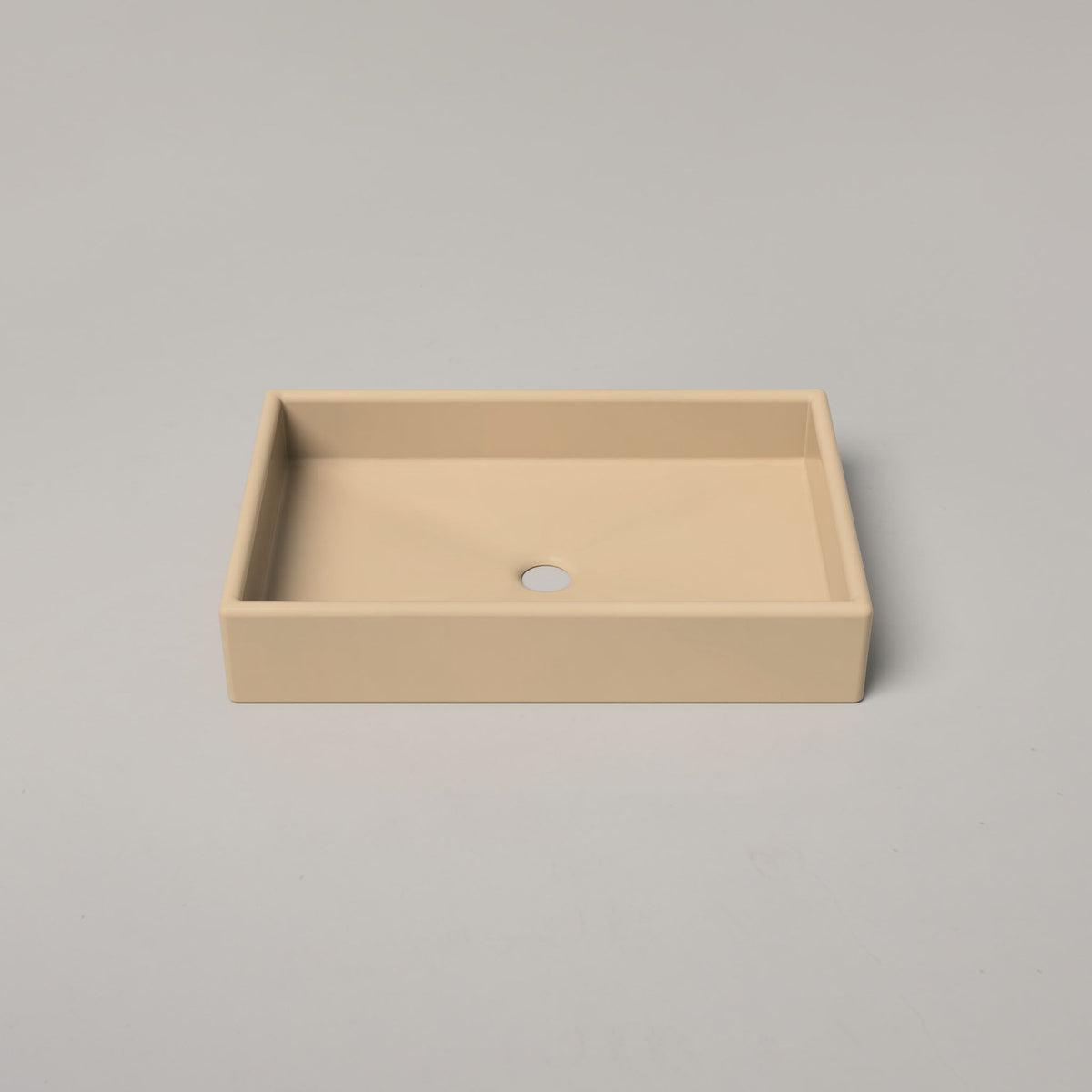 Nood Co Box Concrete Basin in Sand | Nood Co
