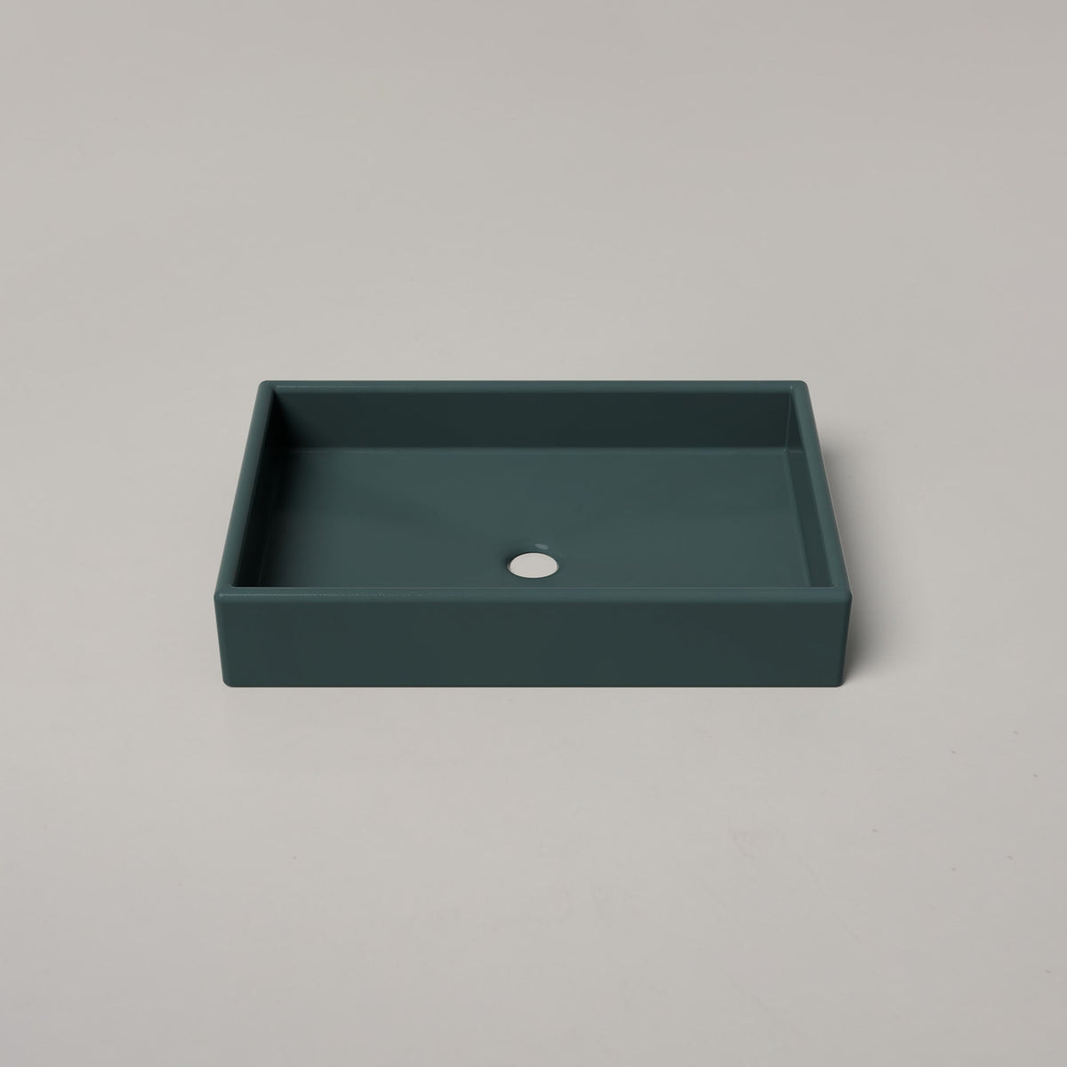Nood Co Box Concrete Basin in Teal | Nood Co