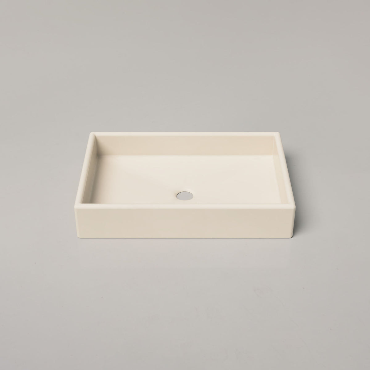 Nood Co Box Concrete Basin in Wheat | Nood Co