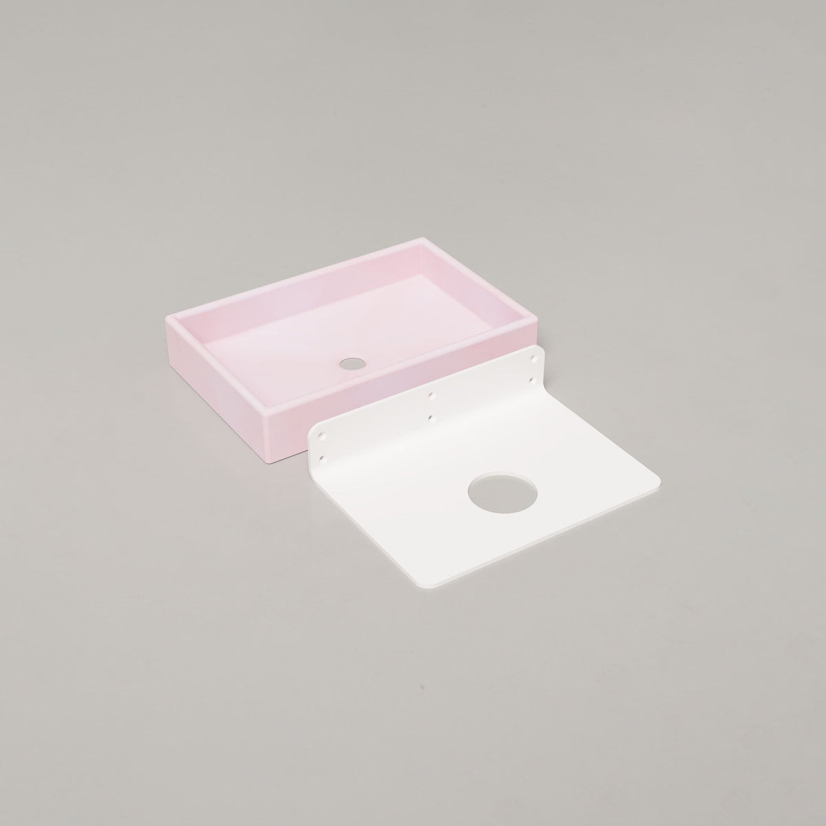 Nood Co Box Concrete Basin in Lilly Pilly, wall mount | Nood Co