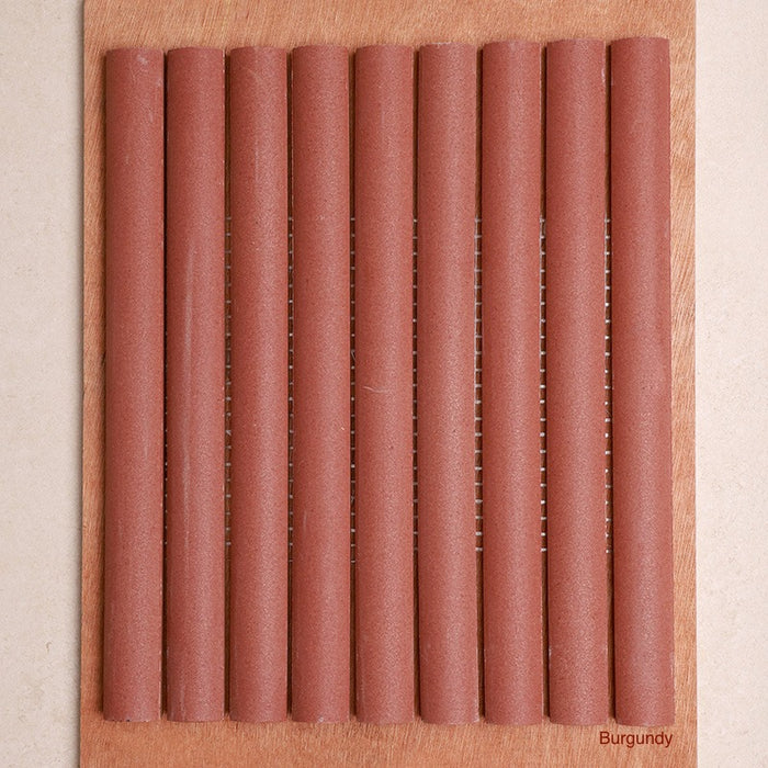 Bamboo Series Porcelain 286x260 mm Mosaic in Burgundy, Matt finish
