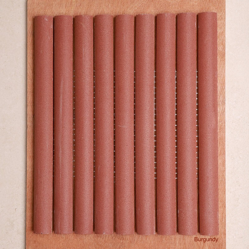 Bamboo Series Porcelain 286x260 mm Mosaic in Burgundy, Matt finish