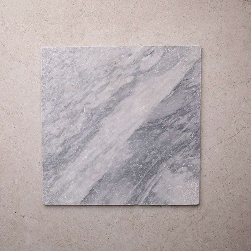Bardiglio Square Tumbled Stone 305 x305 mm, Grey