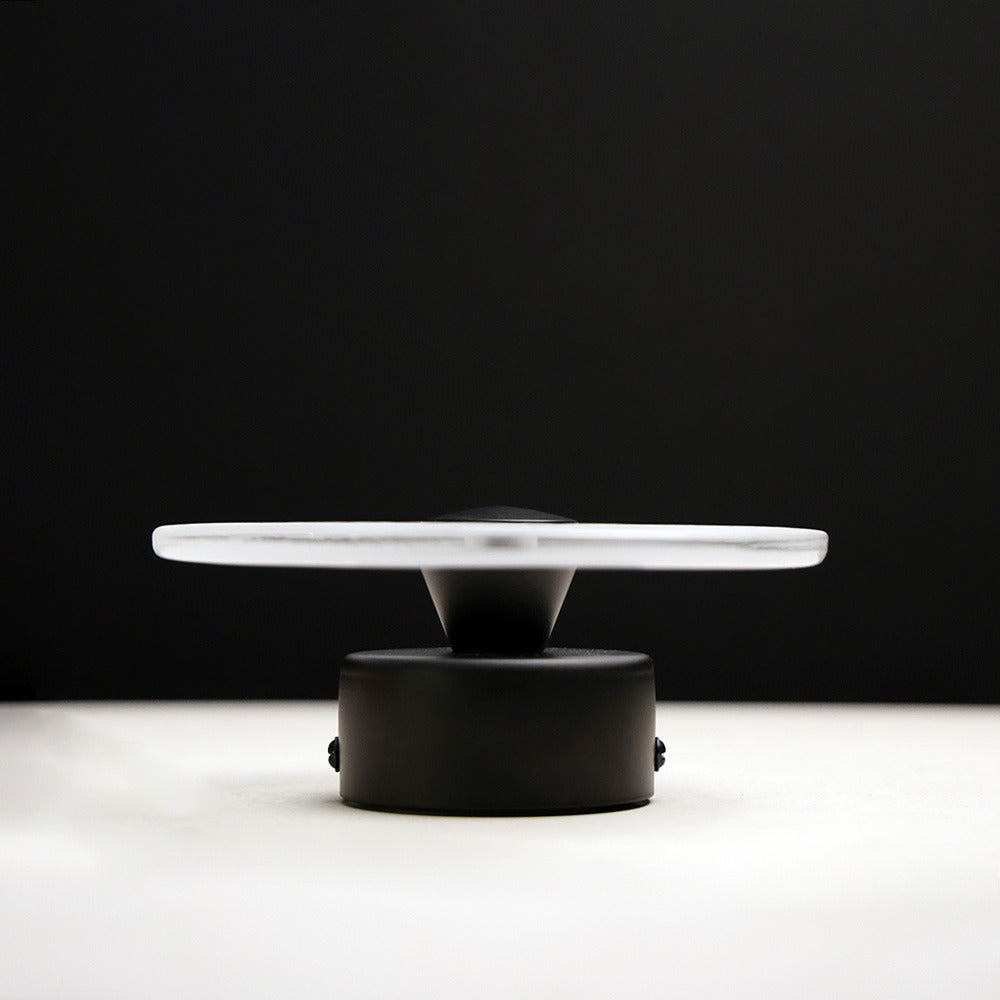 Lunara Caspia Frosted Wall Light in Black