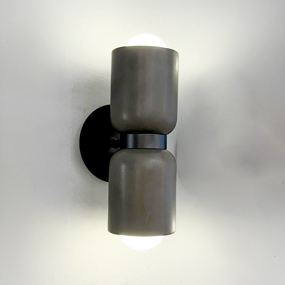 Matte Black / Black - Lunara Harlow Ceramic Wall Light