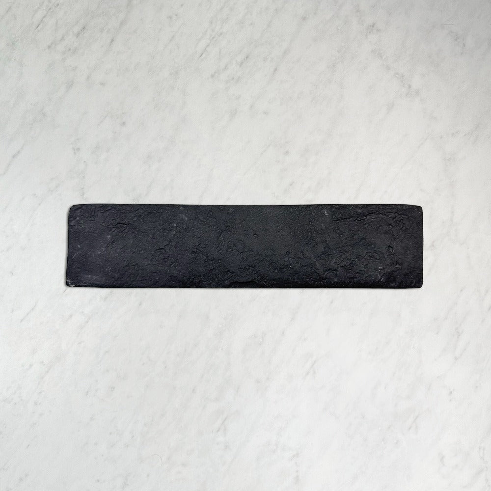 New York Brick Look Tile in Black, Matt finish