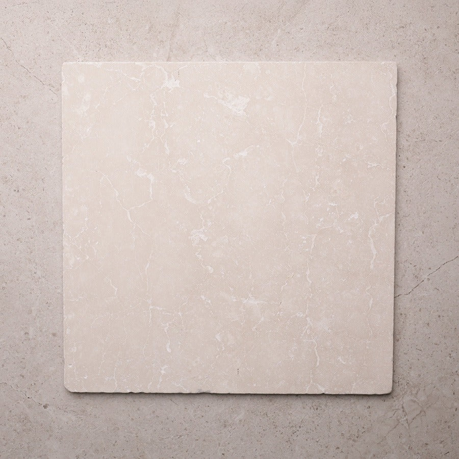 Botticino Square Marble Tile & Mosaic | Tumbled Natural Stone