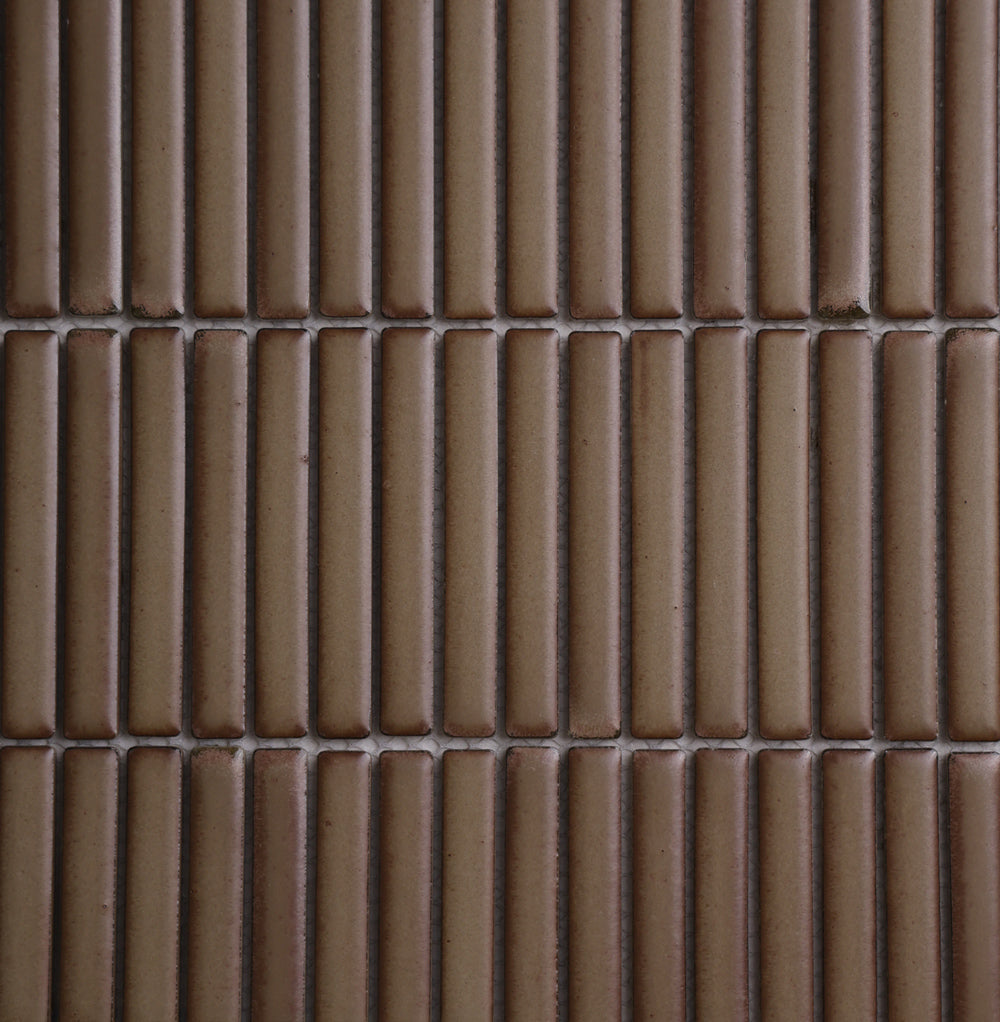 Brown Clay Matt Kit Kat Mosaic Tile