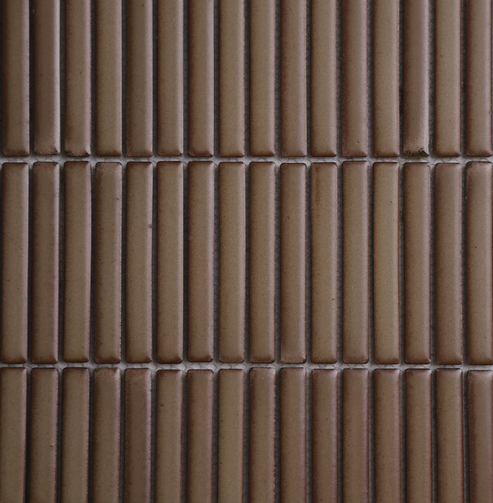 Brown Clay Matt Kit Kat Mosaic Tile
