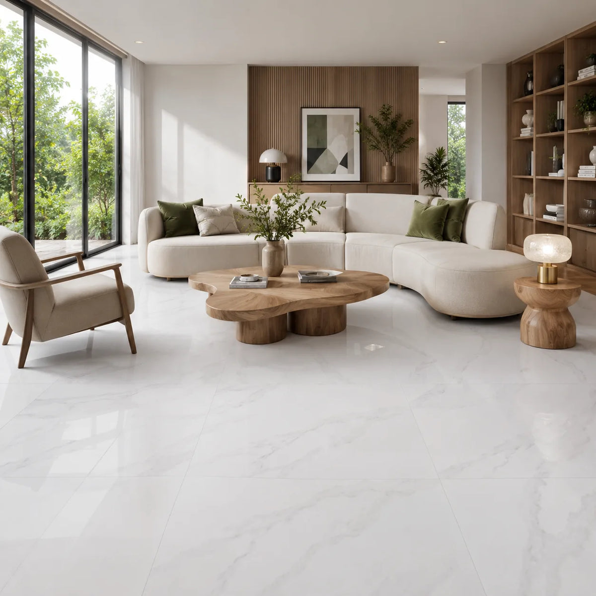 Builders Range Calacatta Vena Honed Floor and Wall Tile