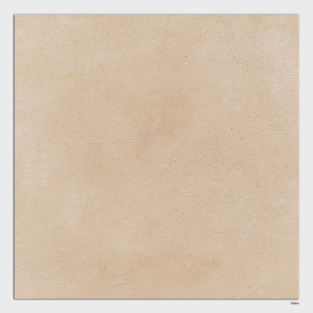 Slow Terracotta Look Porcelain Tile 600x600 | Italian Clay Effect Tile in Calce, Matt finish