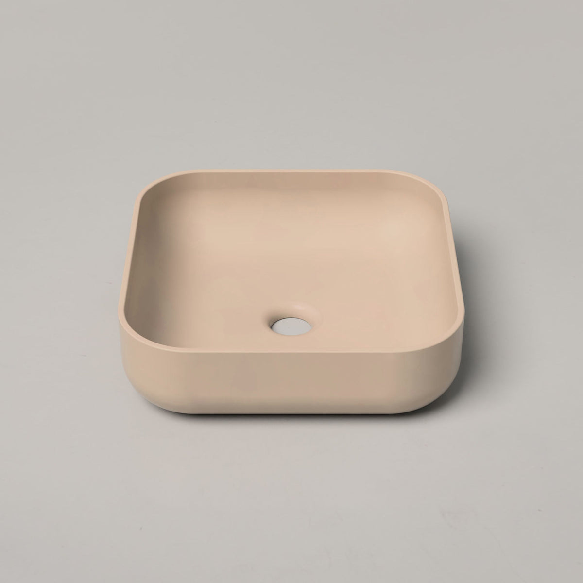 Nood Co Cube Concrete Basin in Mushroom | Nood Co