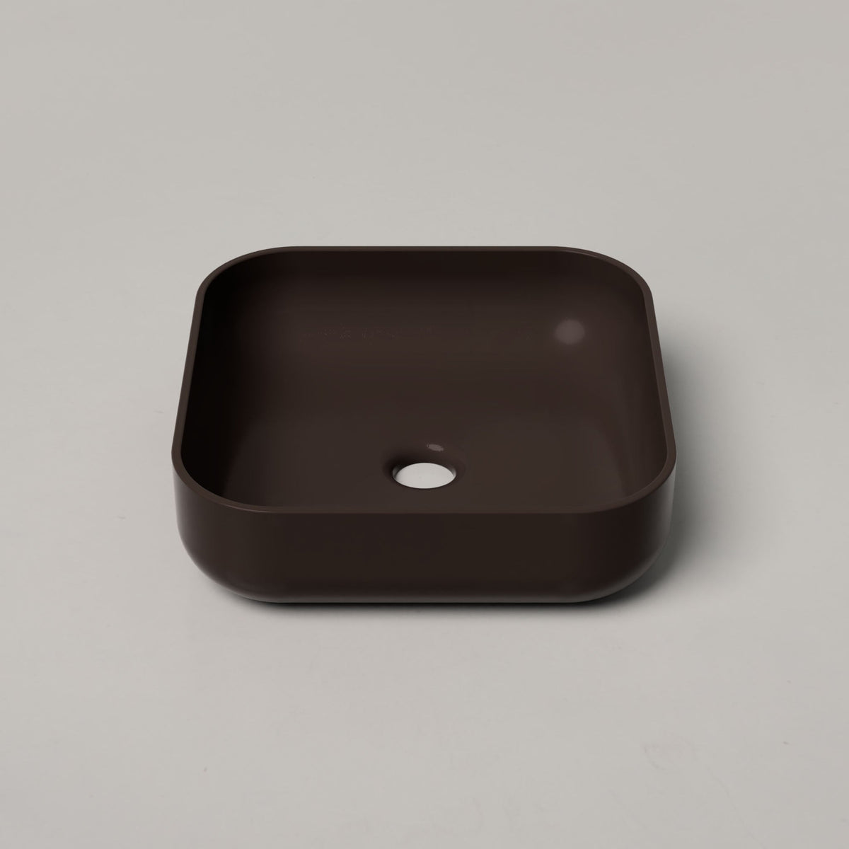 Nood Co Cube Concrete Basin in Slate | Nood Co