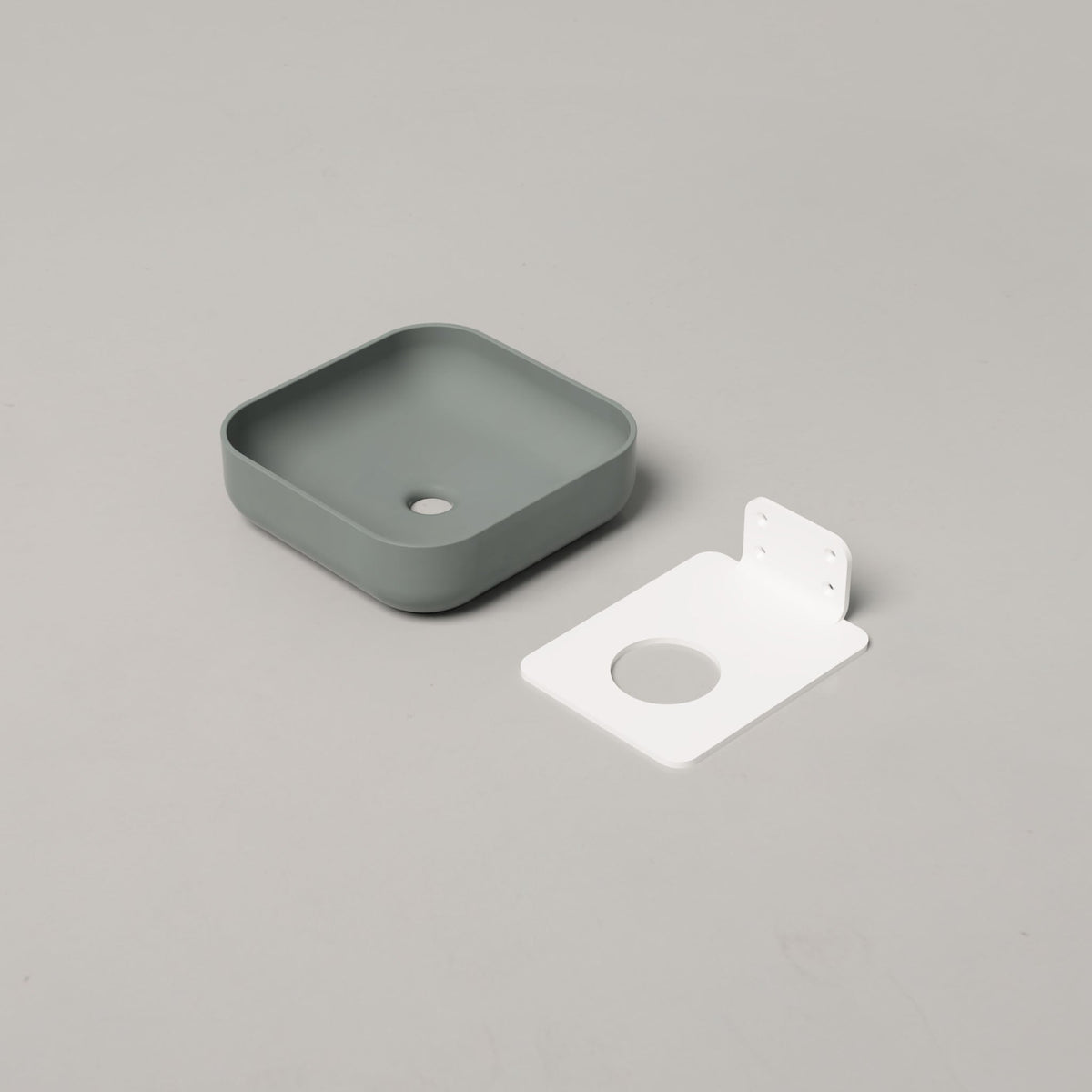 Nood Co Cube Concrete Basin in Rowboat | Nood Co