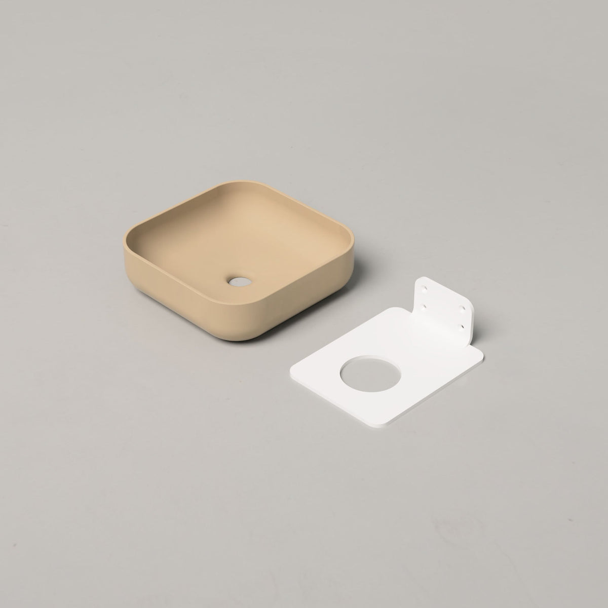 Nood Co Cube Concrete Basin in Sand | Nood Co
