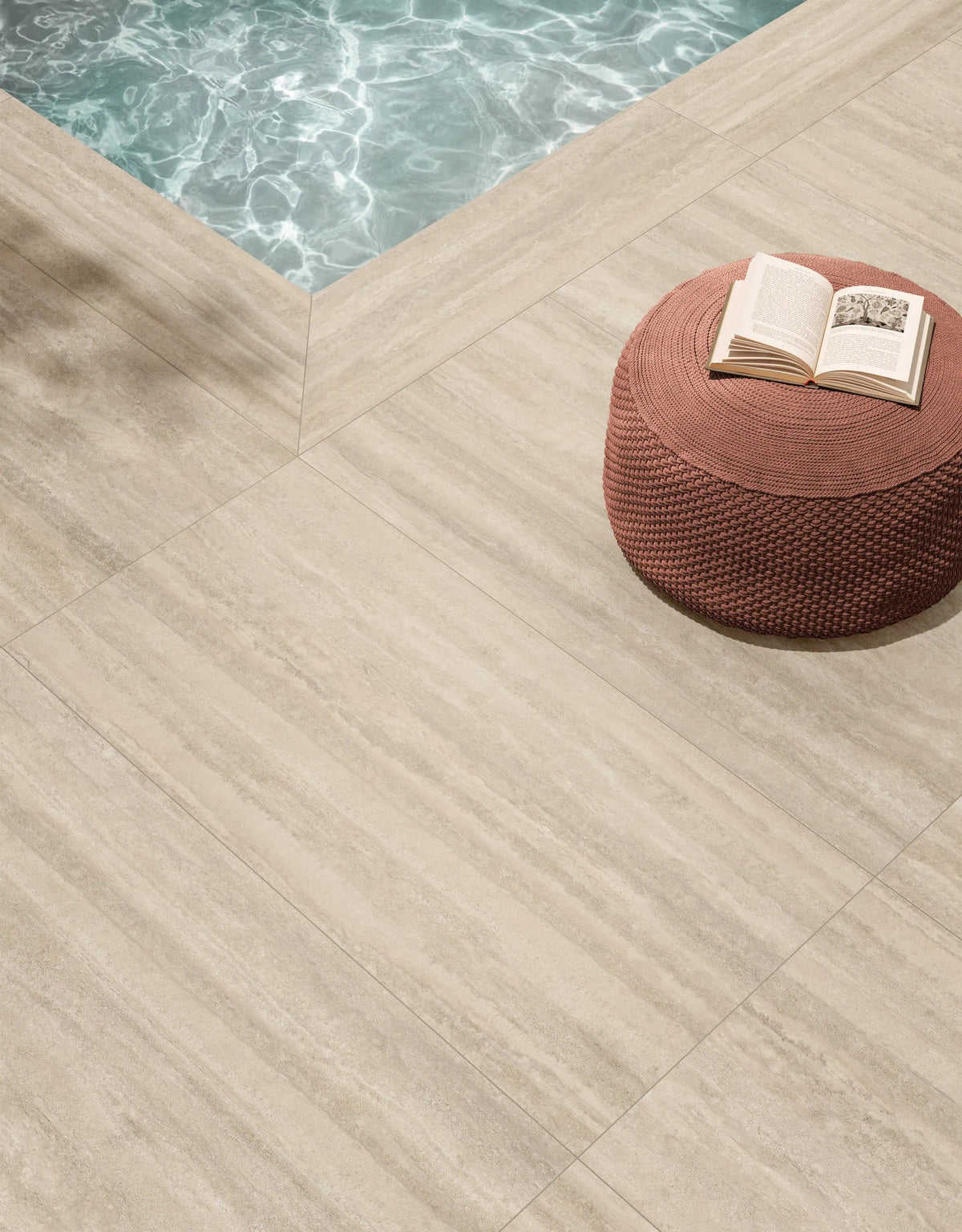 Iconica Verso Vein Cut Porcelain Floor & Wall Tile in Classic, Navona & Silver, Matt finish