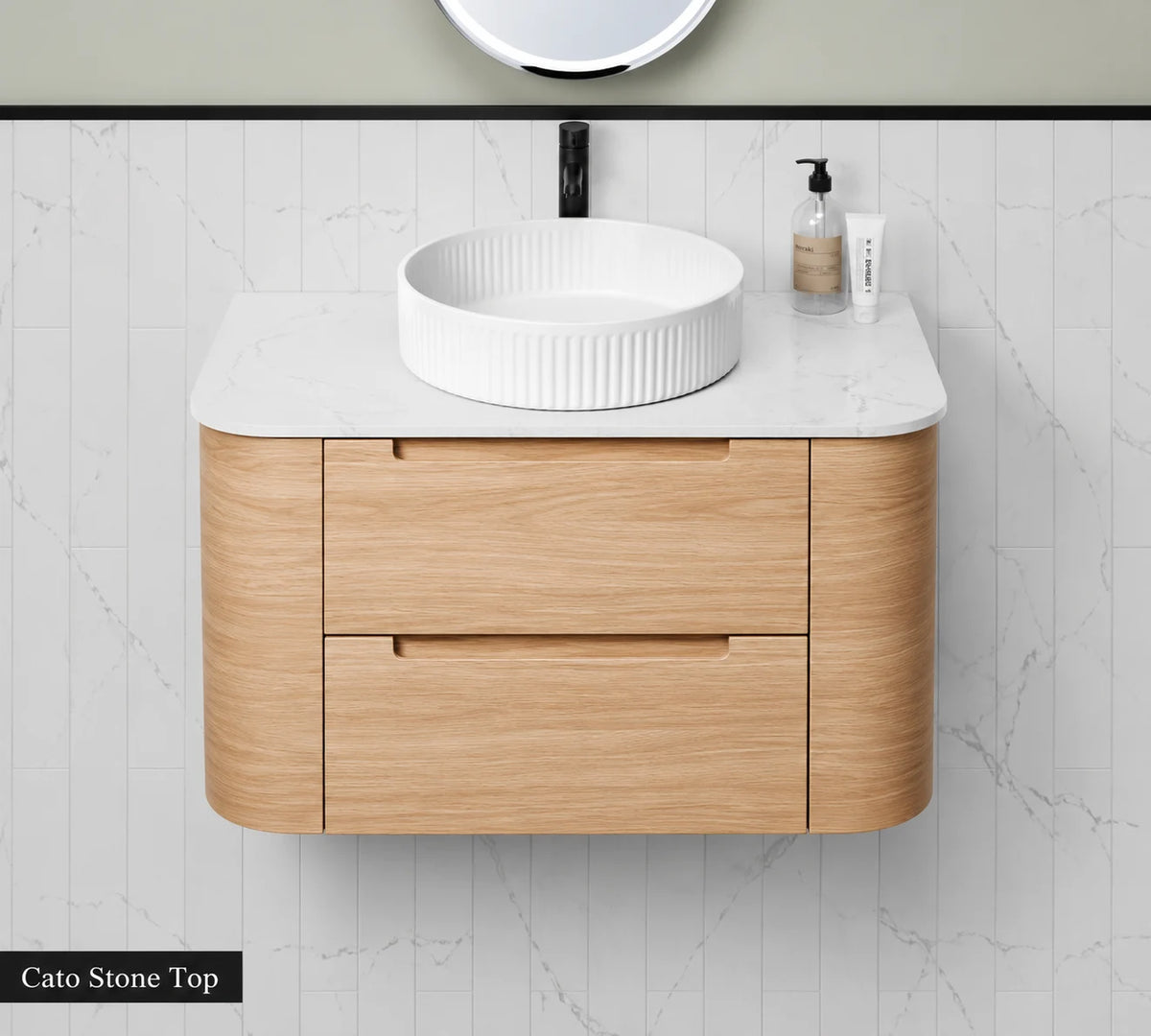 Aulic Briony Wall Hung Vanity 900mm in Cato | Aulic