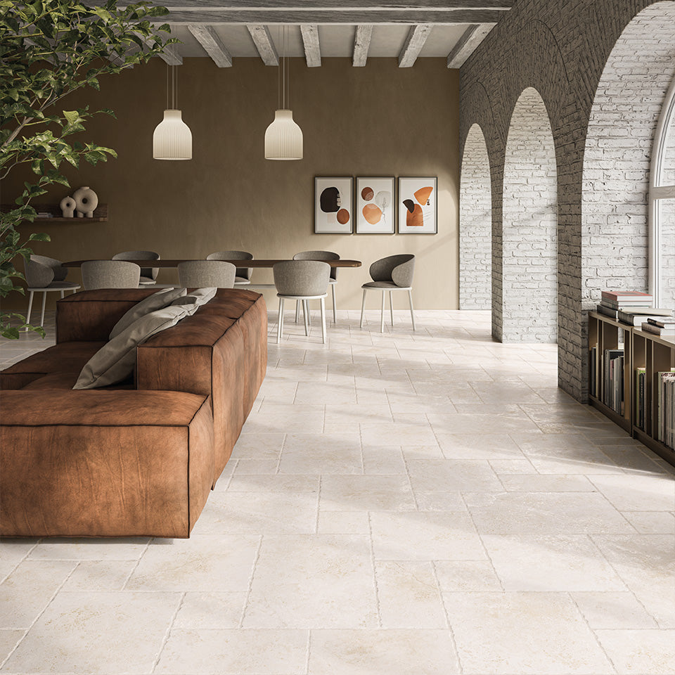 Tibur Travertine Look Porcelain Floor & Wall Tile