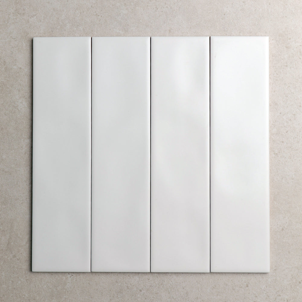 Clovelly 2.0 White Subway Wall Tile 75x300 mm – Matt finish