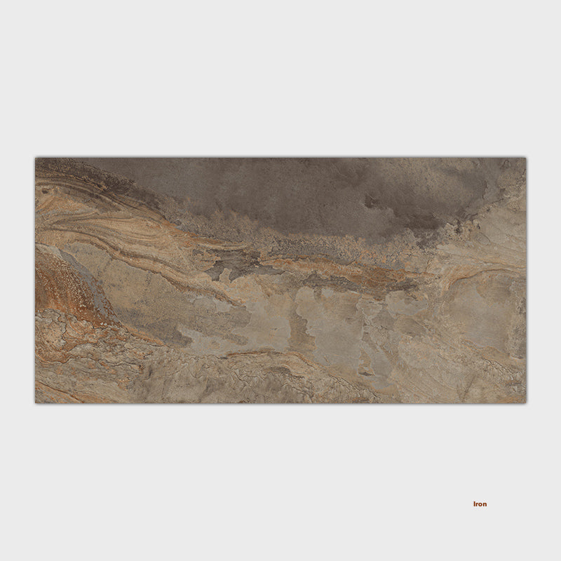 Cometal Slate Look Italian Porcelain Floor and Wall Tile in Iron, Matt finish