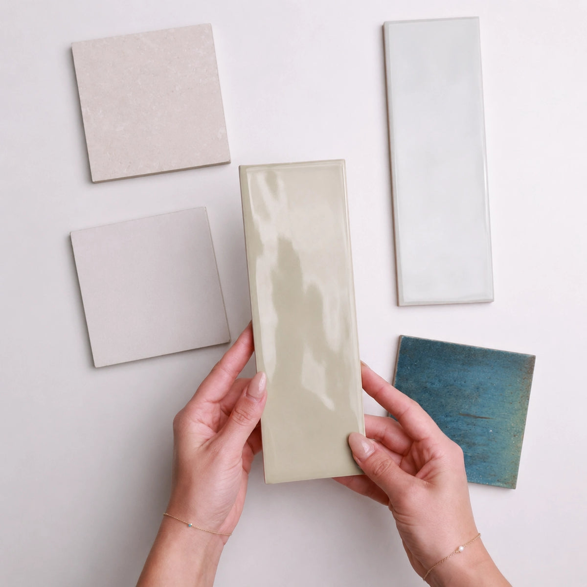 Concord Curves Shop the Look Tile Sample Box | Serano Surfaces