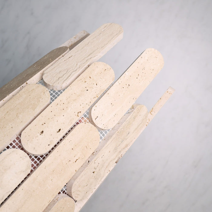 Travertine Connect Mosaic | Honed Natural Stone