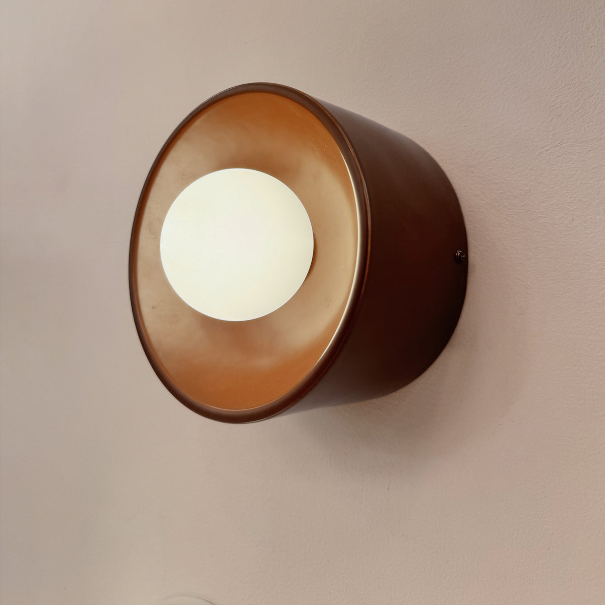Matte Brown - Lunara Naturo Ceramic Wall Light