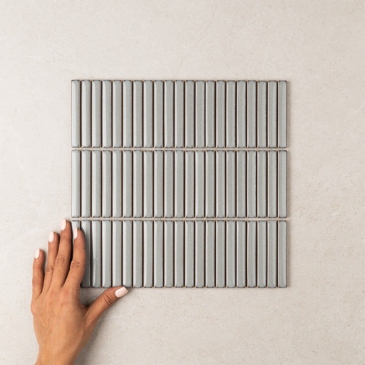 Vintage Stack Kit Kat Finger Tiles – Grey, 282 x 308 Gloss