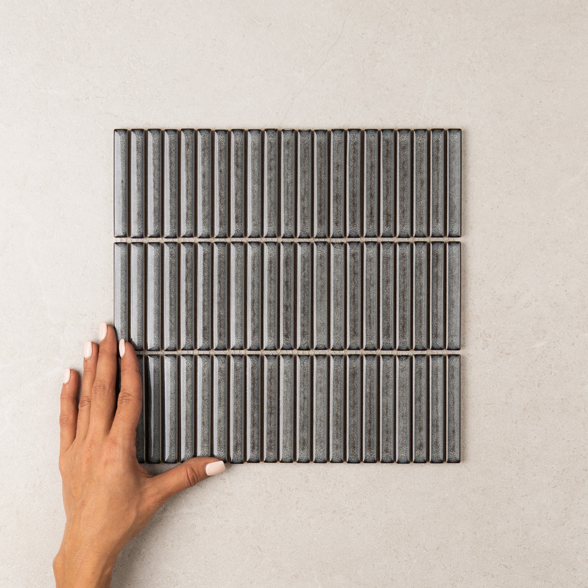 Vintage Stack Kit Kat Finger Tiles – Storm, 282 x 308 Gloss