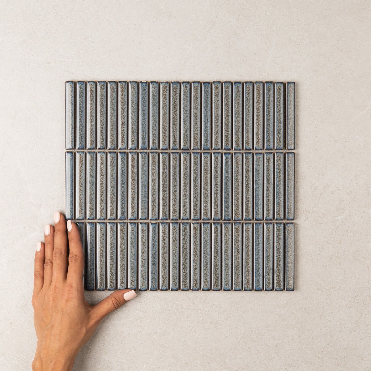 Vintage Stack Kit Kat Finger Tiles – Sea, 282 x 308 Gloss