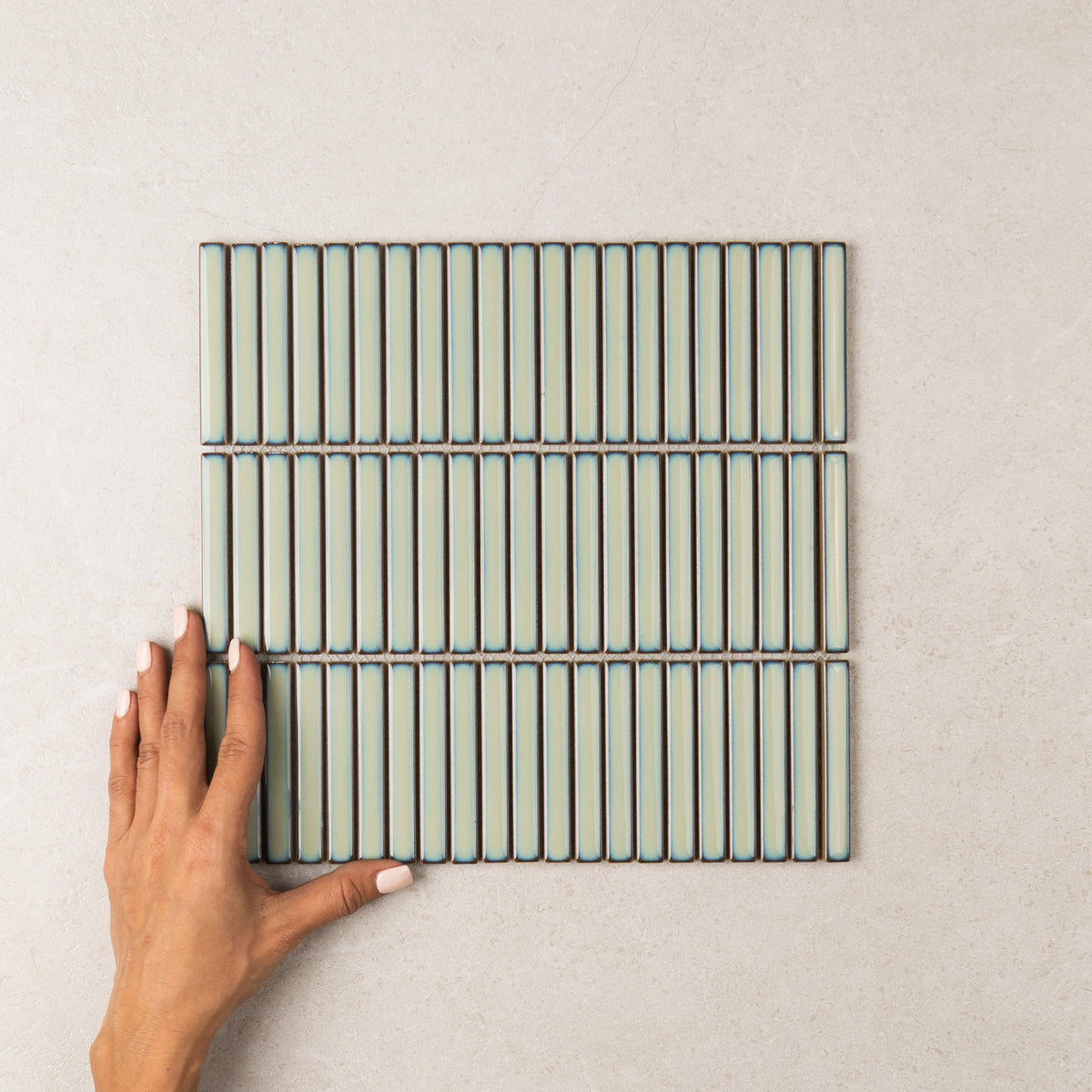 Vintage Stack Kit Kat Finger Tiles – Fern, 282 x 308 Gloss
