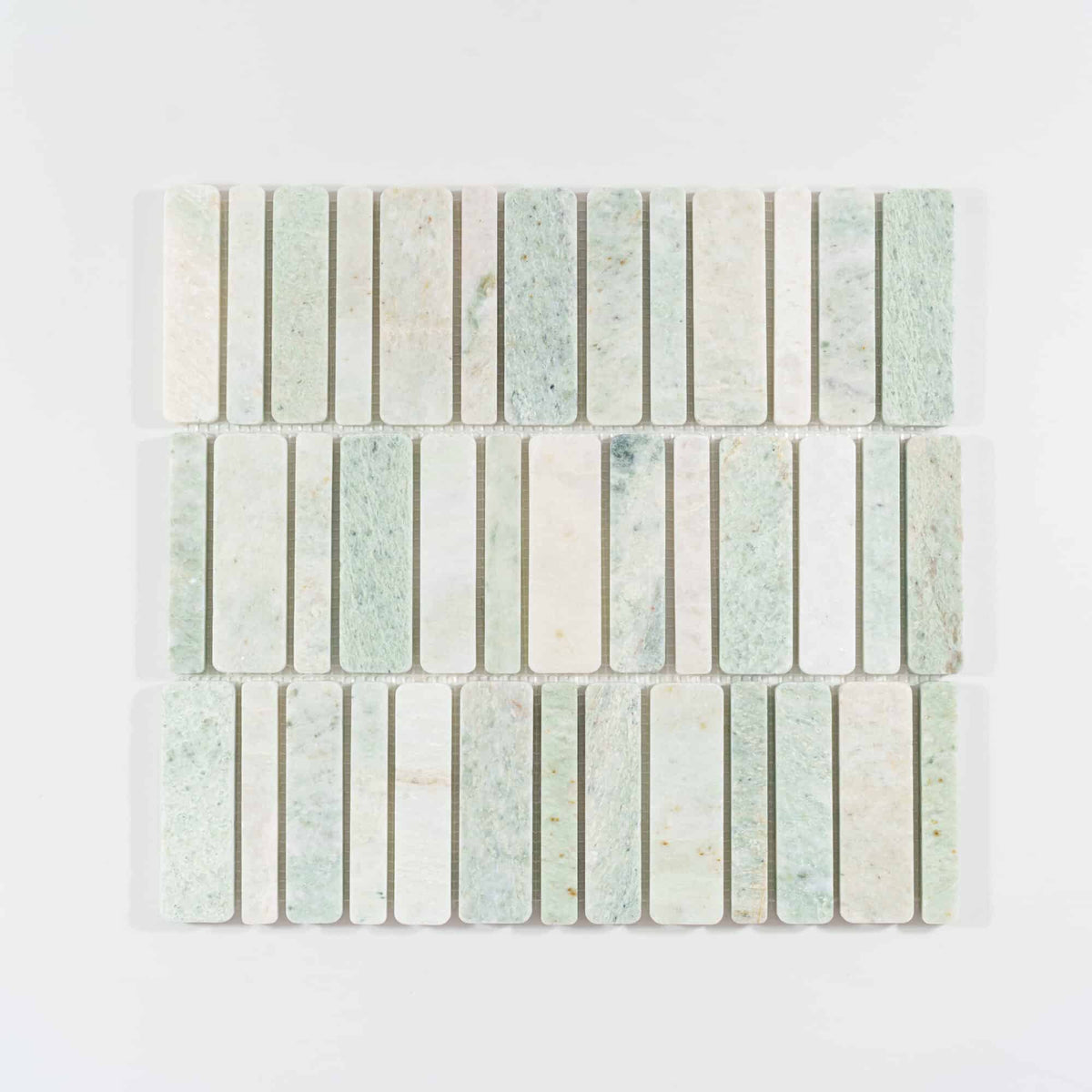 Ming Green Tumbled Marble Mosaic