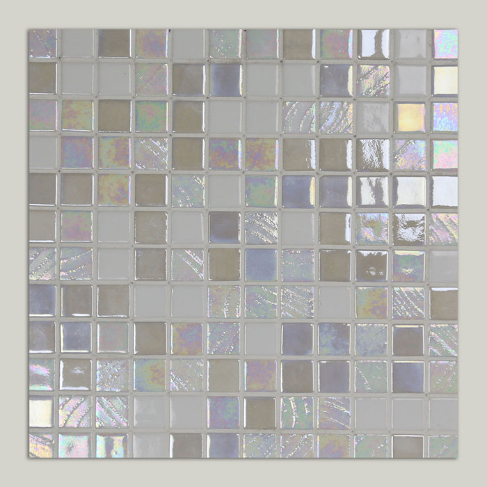 Ezarri Aus White Russian Pool Tile – Gloss finish