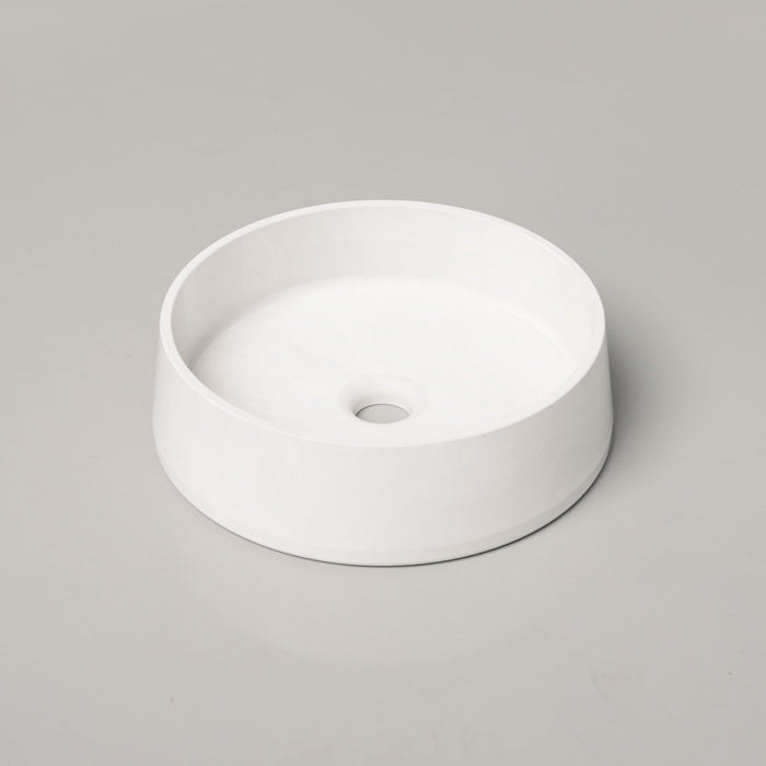 Nood Co Funl Concrete Basin in Ivory | Nood Co #Colour_Ivory