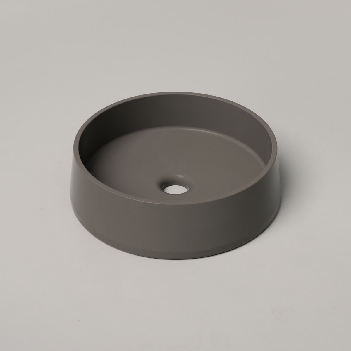 Nood Co Funl Concrete Basin in Mid Tone Grey | Nood Co