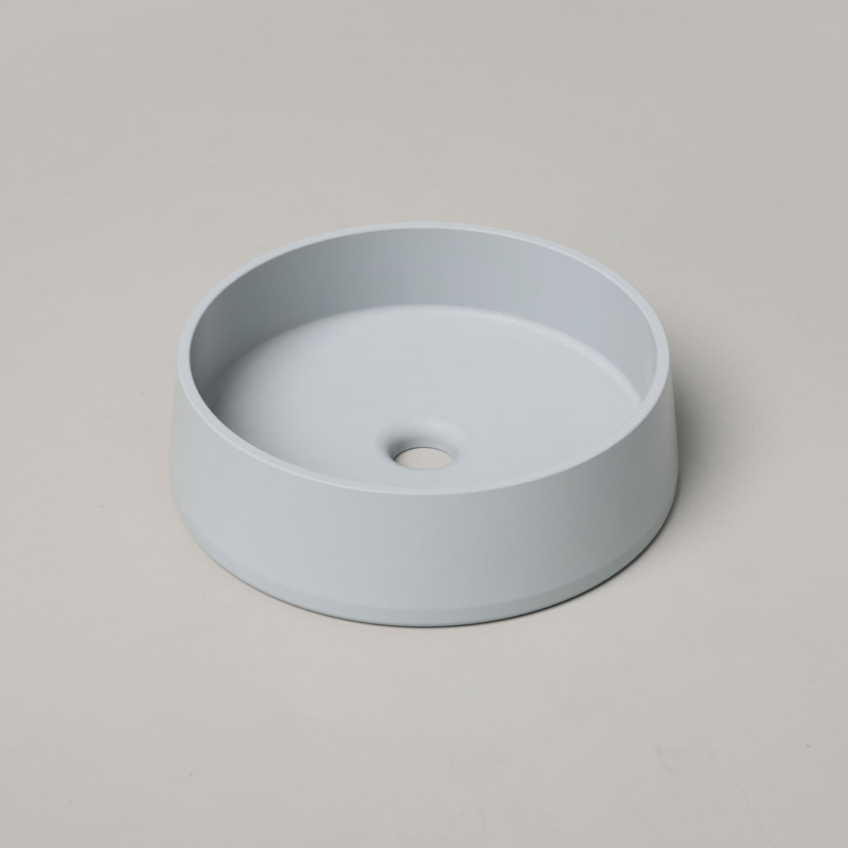 Nood Co Funl Concrete Basin in Powder Blue | Nood Co