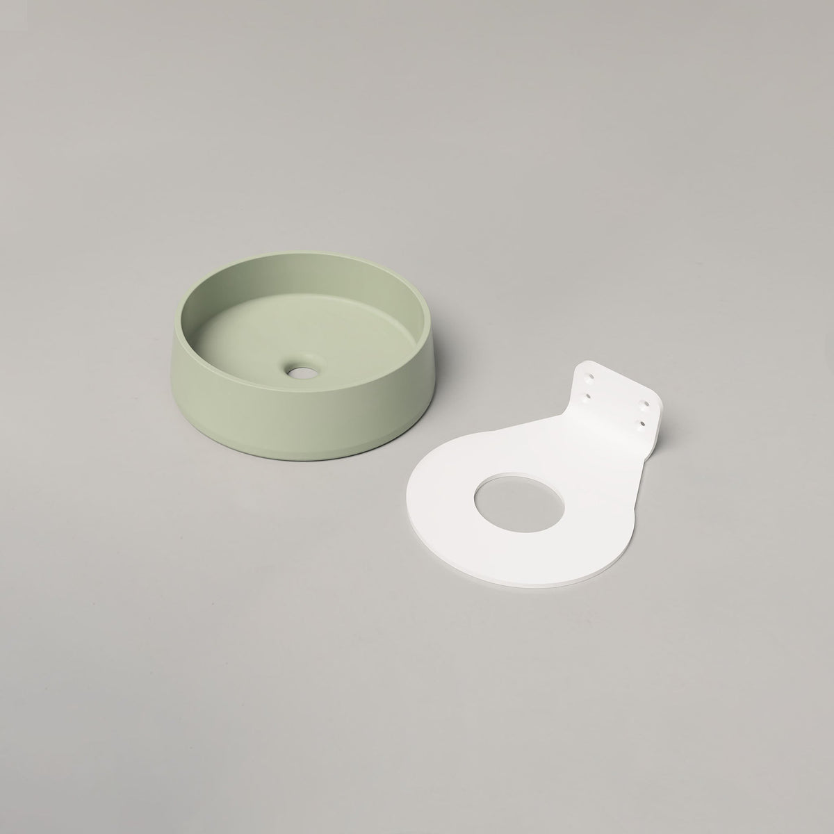 Nood Co Funl Concrete Basin in Mint | Nood Co