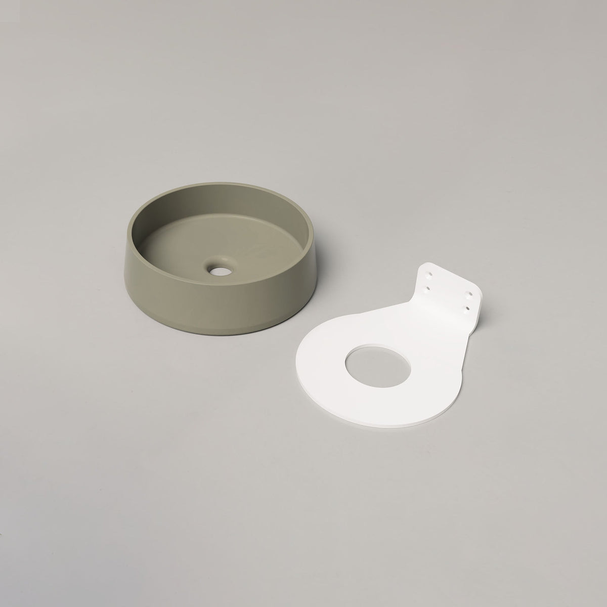 Nood Co Funl Concrete Basin in Sage | Nood Co