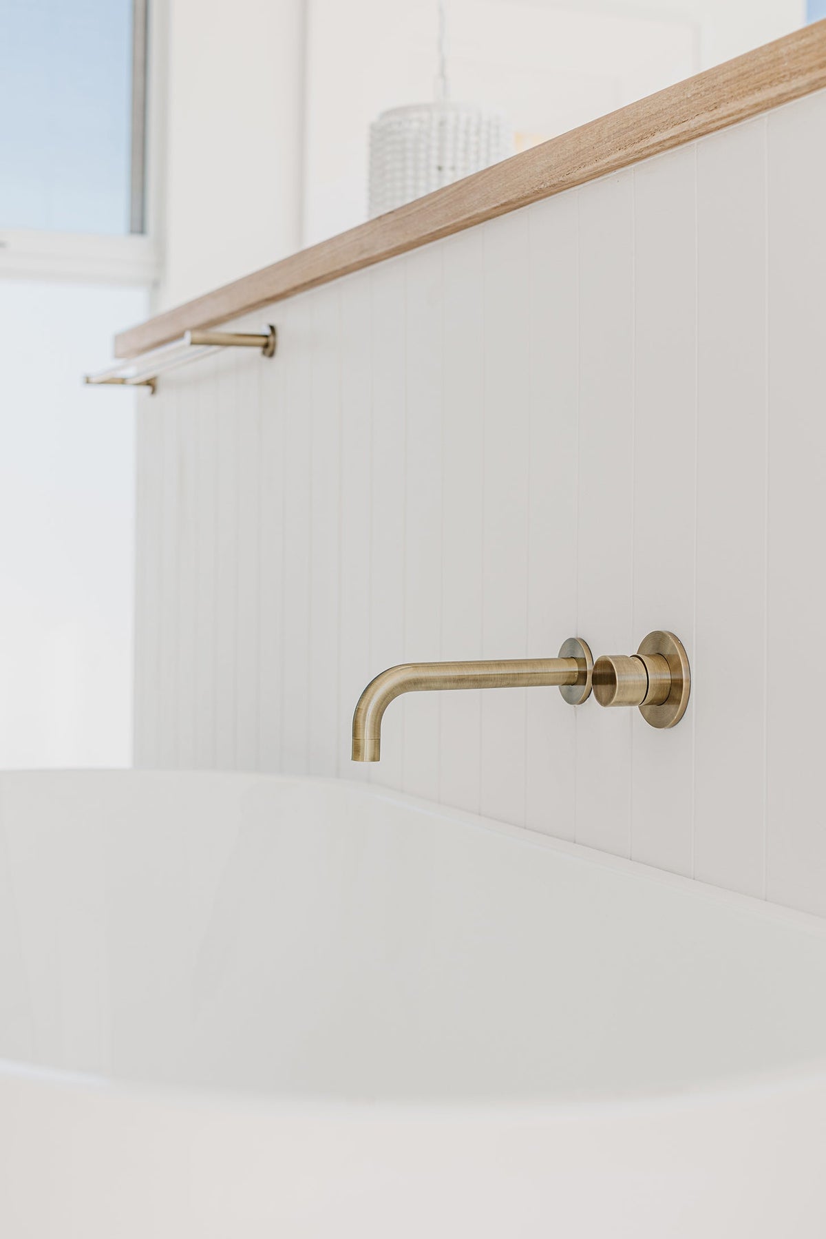 Round Wall Mixer Pinless Handle Trim Kit - In-wall Body Not Included in Tiger Bronze | Meir