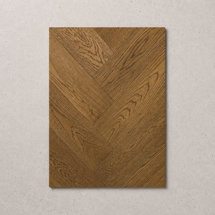 Fiano Brown Herringbone Engineered Oak Flooring 888x148mm | Eco Flooring