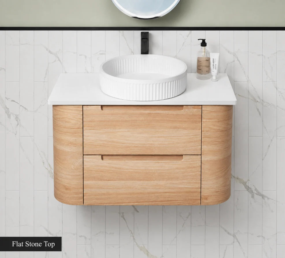 Aulic Briony Wall Hung Vanity 900mm in Pure | Aulic