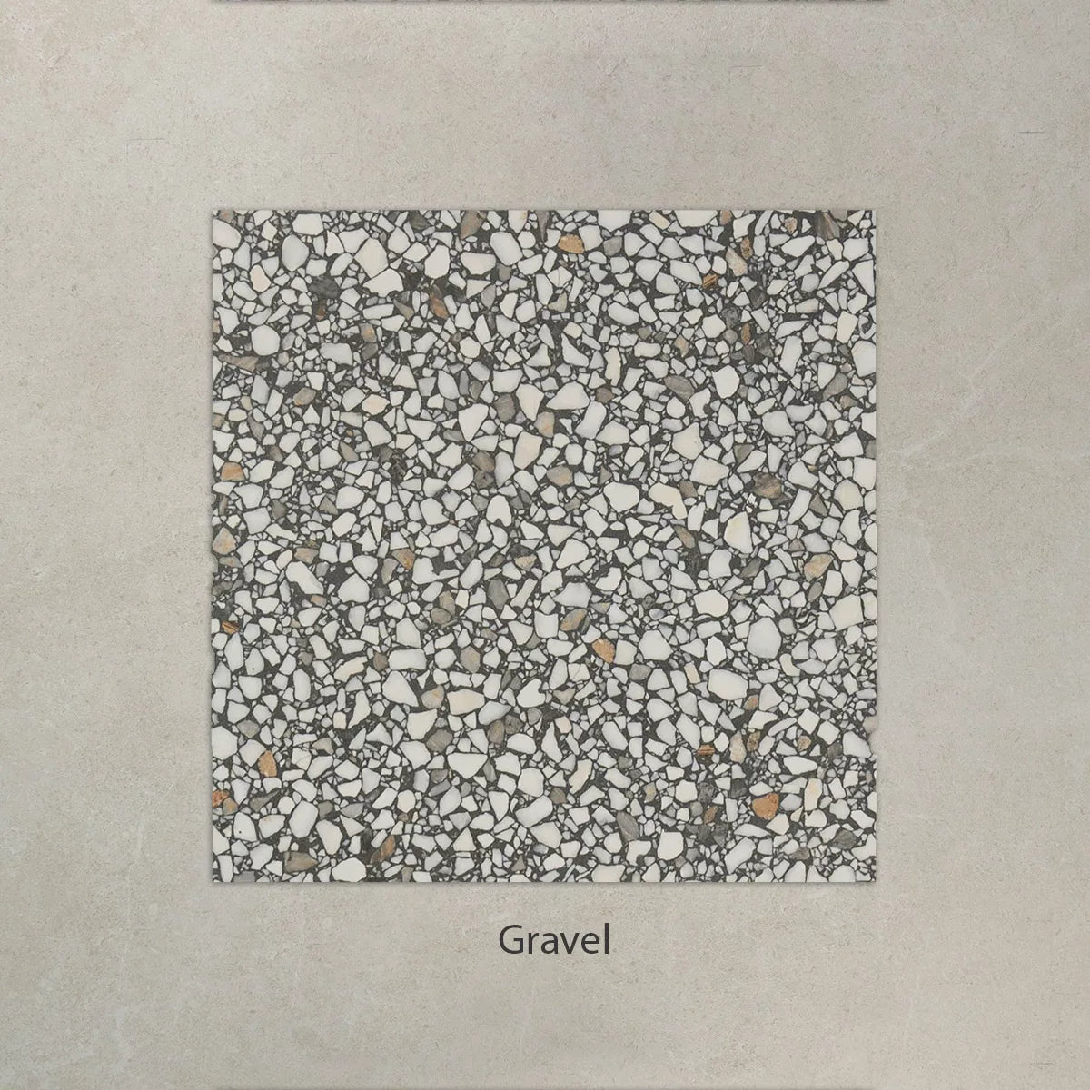 Bondi Terrazzo Look Floor & Wall Tiles in Gravel, Matt finish