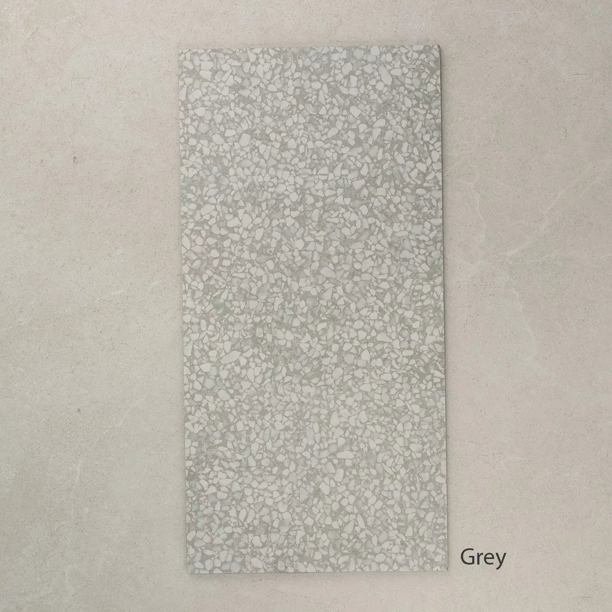 Bondi Terrazzo Look Floor & Wall Tiles in Grey, Matt finish