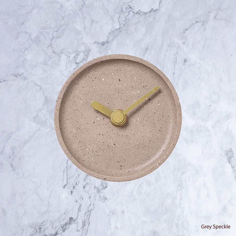 Kanto Japanese Crafted Small Clock in Antique Grey