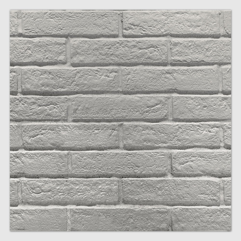 New York Brick Look Tile in Grey, Matt finish