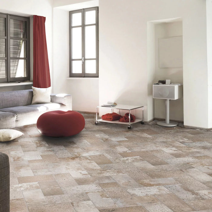 Bristol Series Porcelain Subway Tile in Cream, Dark, Red, Rust & Umber, Glazed finish