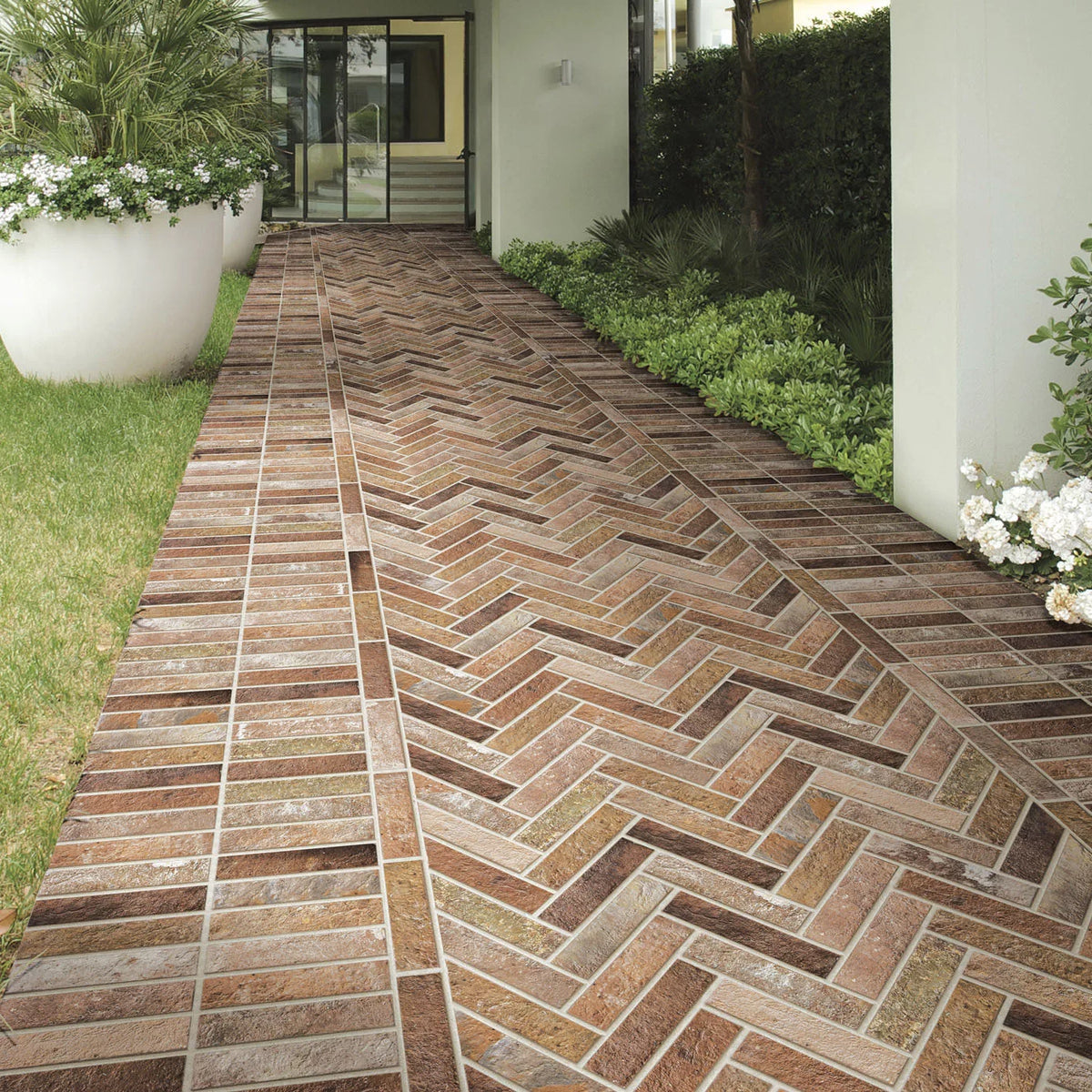 Bristol Series Porcelain Subway Tile in Cream, Dark, Red, Rust & Umber, Glazed finish